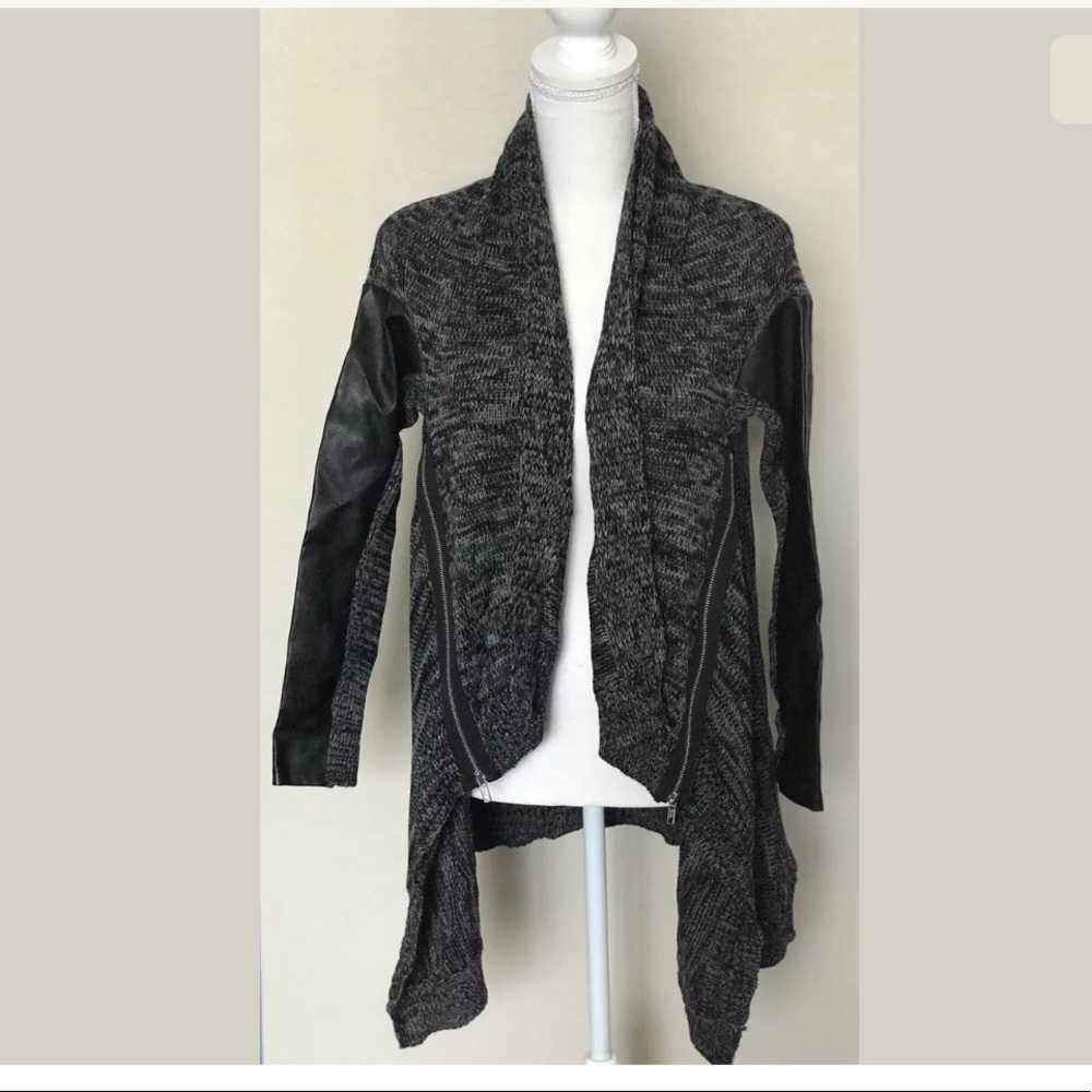 Rock & Republic Open Front Drape Cardigan XS